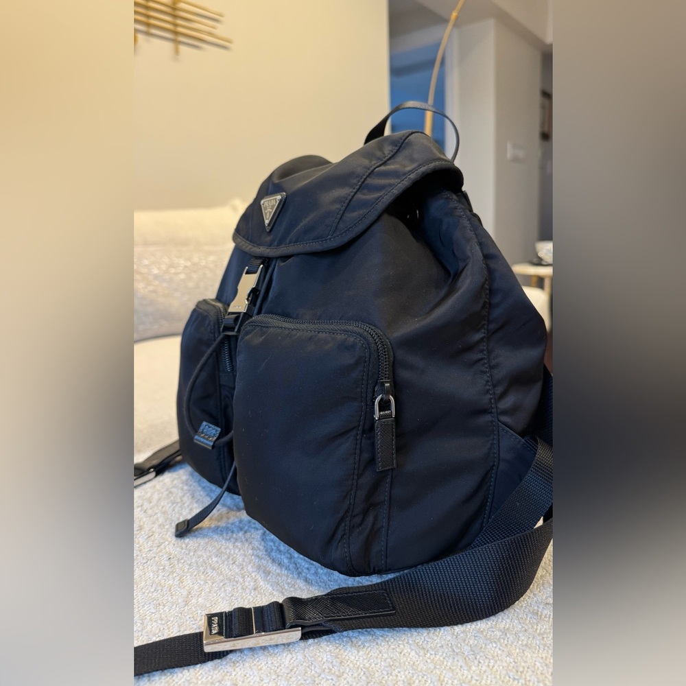Prada Re-Nylon Black Drawstring
Medium Backpack - Picture 9 of 12